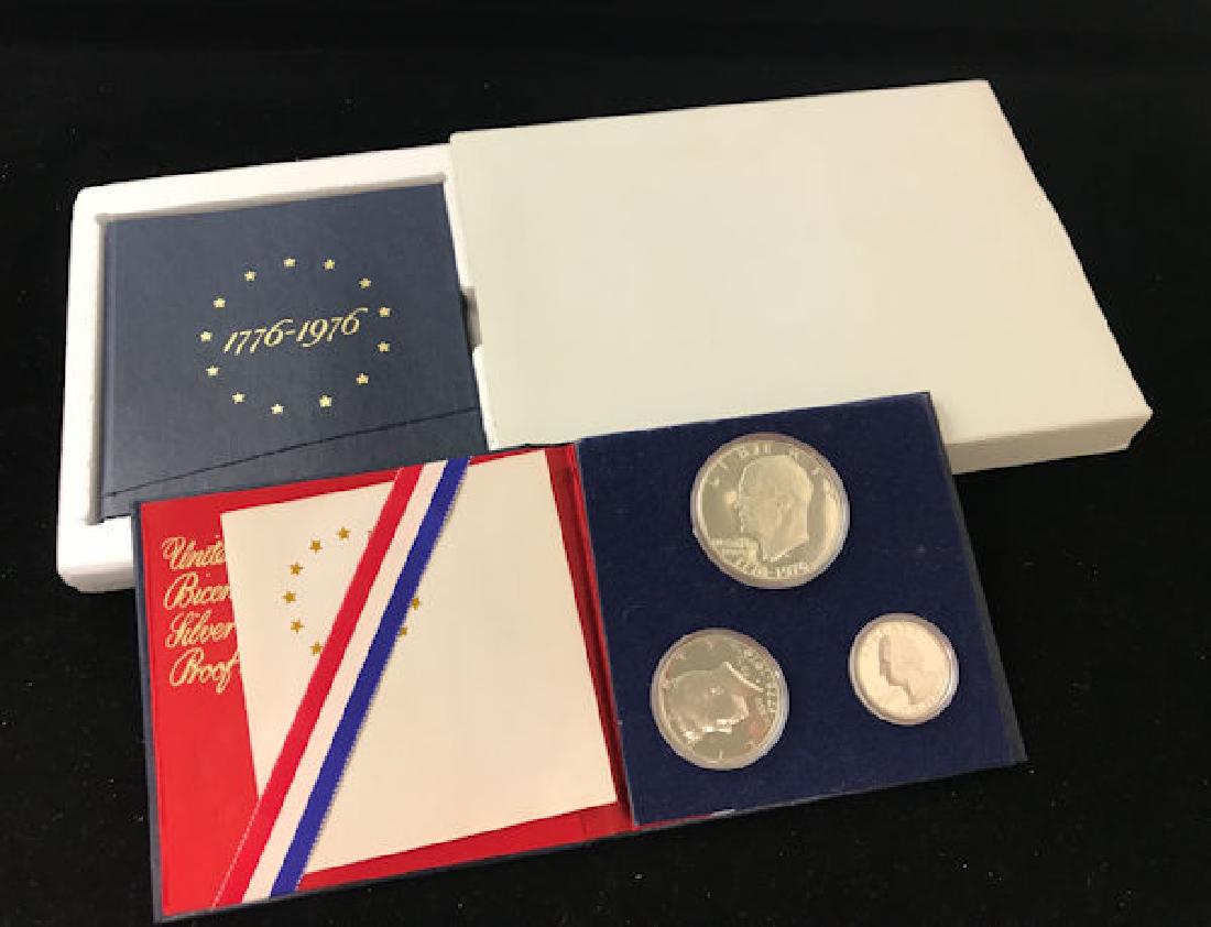 2 U.S. 1976 BICENTENNIAL SILVER PROOF SETS (1 NO BOX) (1 of 1)