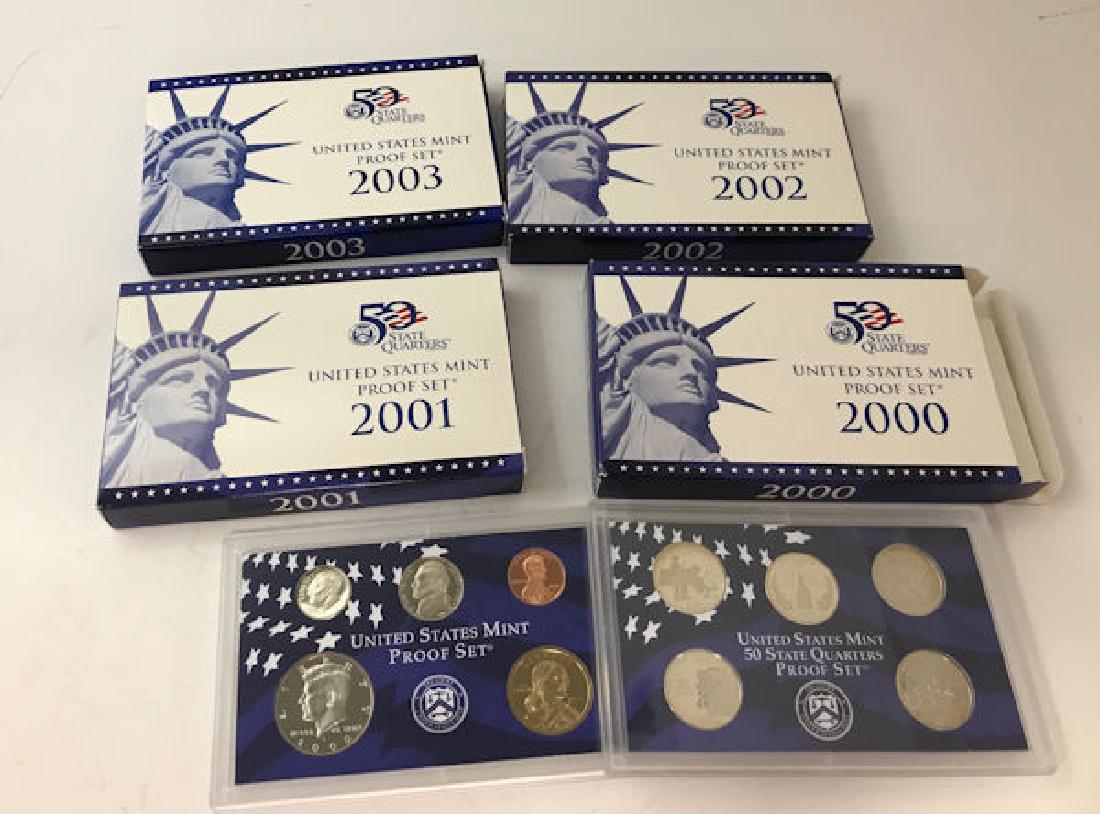 U.S. MINT PROOF SETS 2000-2003 (1 of 1)