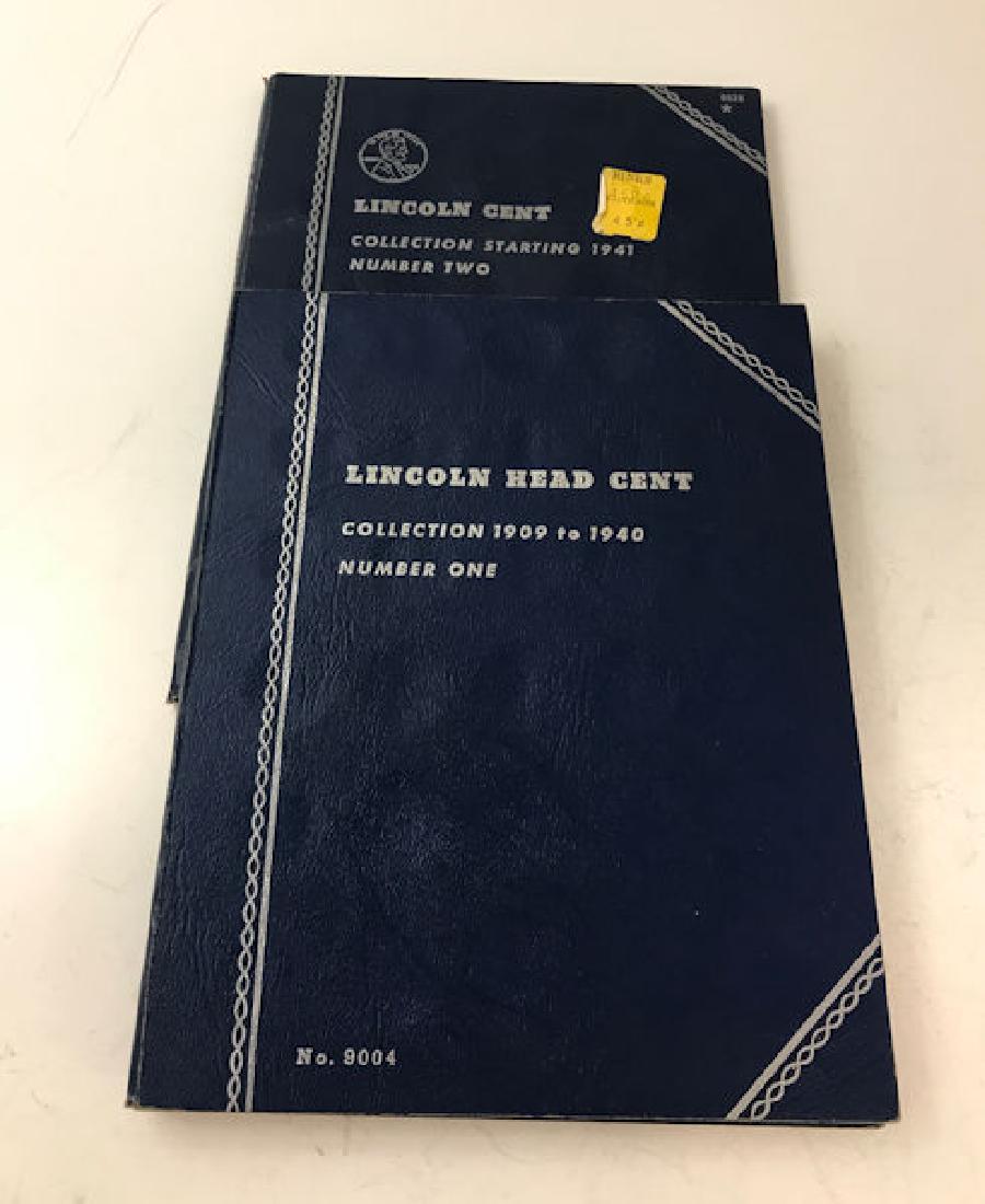 2 WHITMAN LINCOLN CENT ALBUMS INCLUDING #1 WITH 1909 (1 of 5)