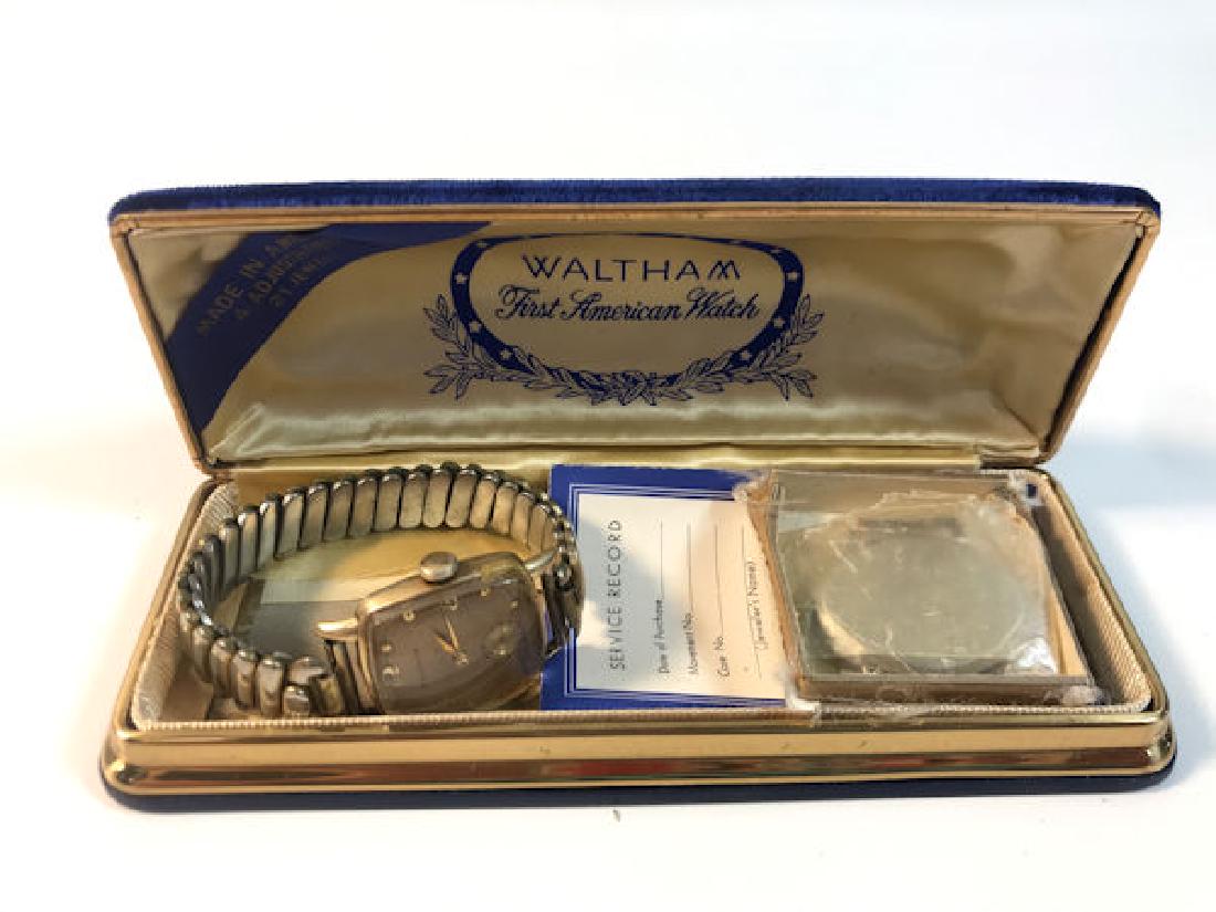 VINTAGE WALTHAM WRIST WATCH ~ IN ORIGINAL BOX, 10KT GF (1 of 6)