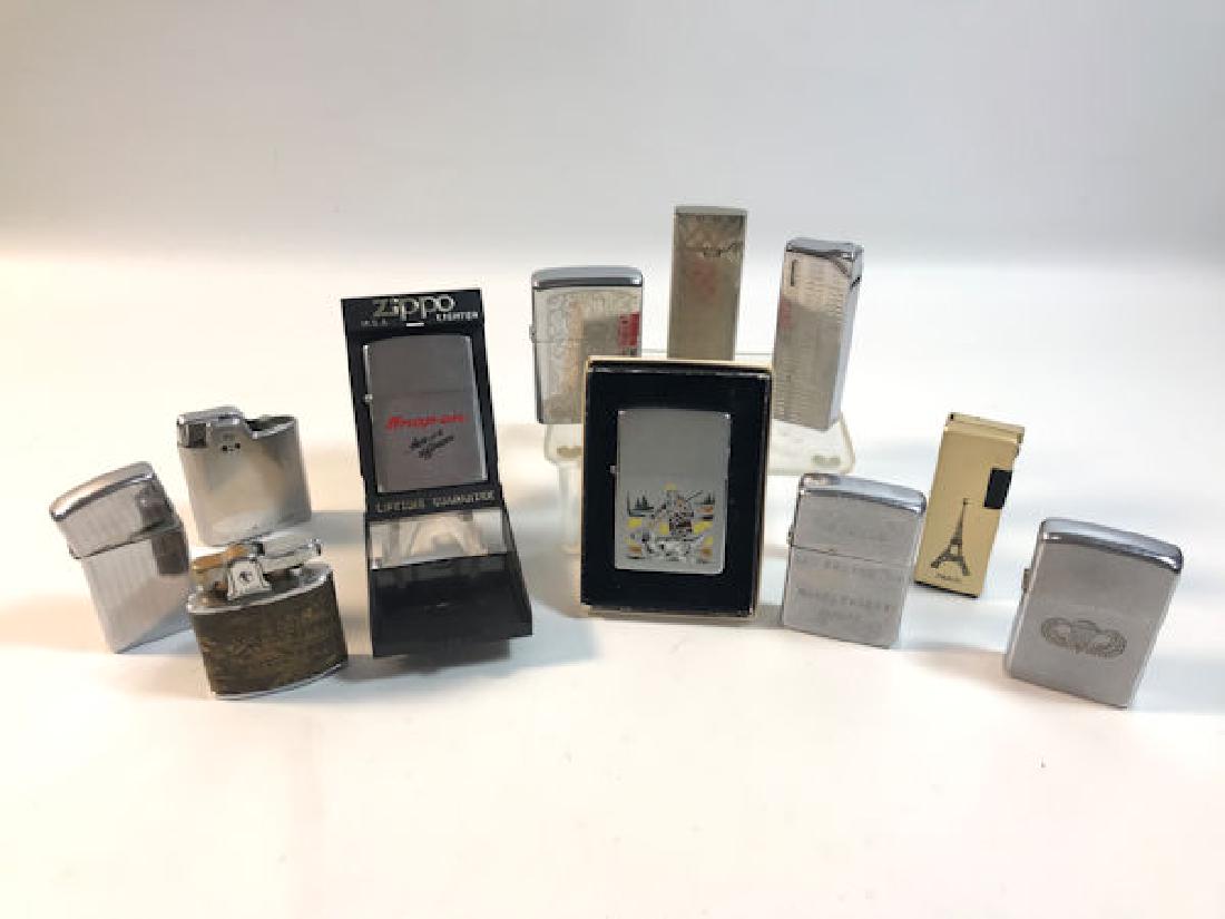 LOT OF VINTAGE TO MODERN LIGHTERS ~ STYLES FROM ZIPPO, (1 of 6)