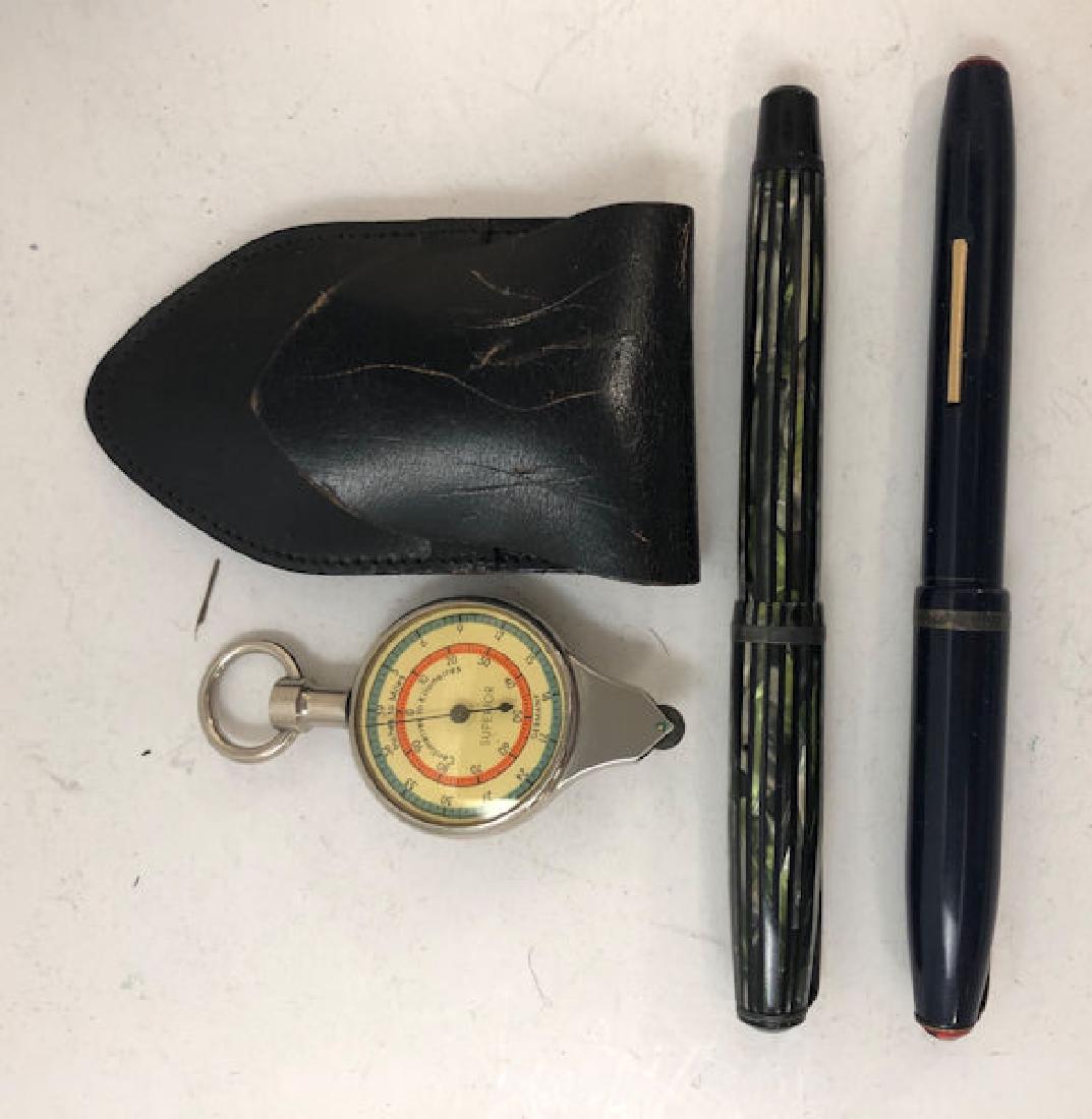 ACCESSORIES LOT ~ TWO VINTAGE FOUNTAIN PENS. GERMAN (1 of 3)