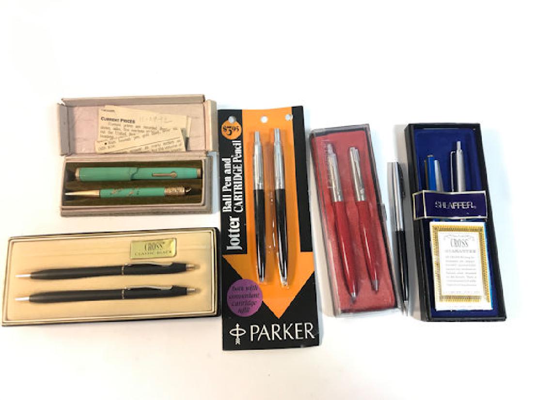 VINTAGE PENS & DESK SETS ~ INCLUDES NEW OLD STOCKS (1 of 3)