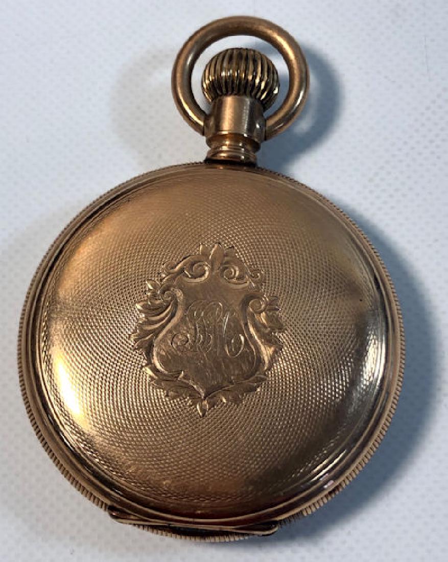 HOWARD & CO. BOSTON POCKET WATCH ~ WARRANTED 14KT GOLD (1 of 12)
