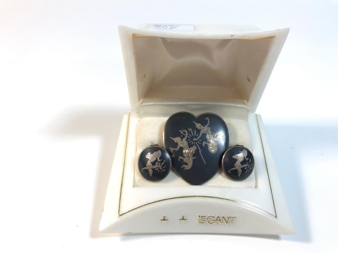 SIAMESE STERLING JEWELRY SET ~ STERLING (1 of 3)