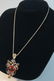 SILVER AND AMBER FASHION NECKLACE ~ STERLING SILVER