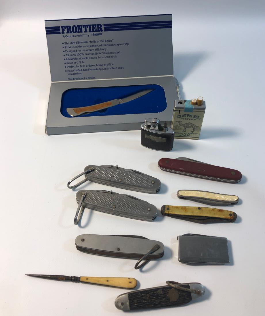 LOT OF MEN'S ACCESSORIES ~ FOLDING KNIVES, MONEY CLIPS (1 of 8)