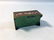 TWO ENAMELED TRINKET BOXES ~ 2.5" X 3.5" GREEN ENAMELED - 10