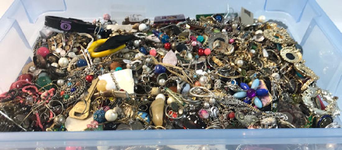 BULK JEWELRY LOT ~ TWENTY-THREE (23) LBS. ASSORTED BULK (1 of 8)