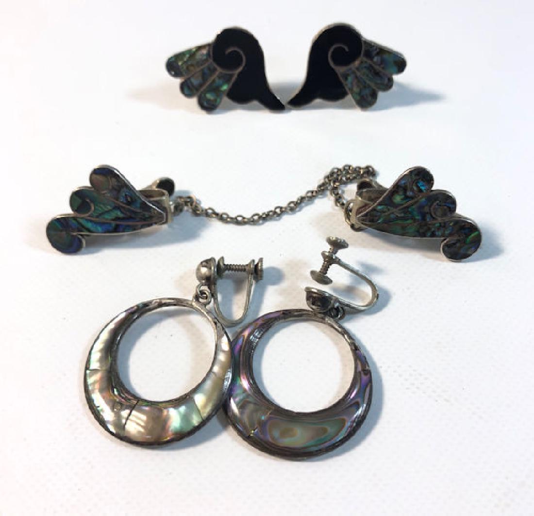 OCEANIC FASHION JEWELRY LOT ~ TWO PR. MEXICO MADE (1 of 4)