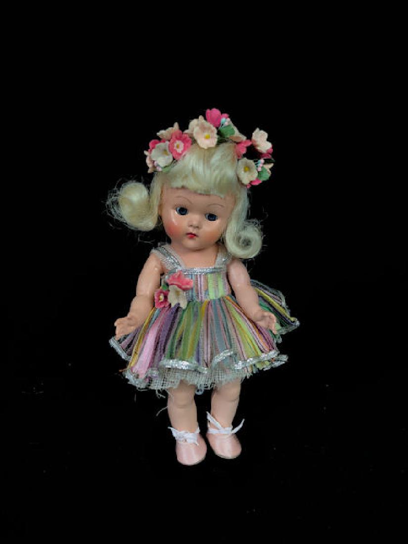 8" RARE ALL ORIGINAL VOGUE GINNY PL STRUNG DOLL, WITH (1 of 4)