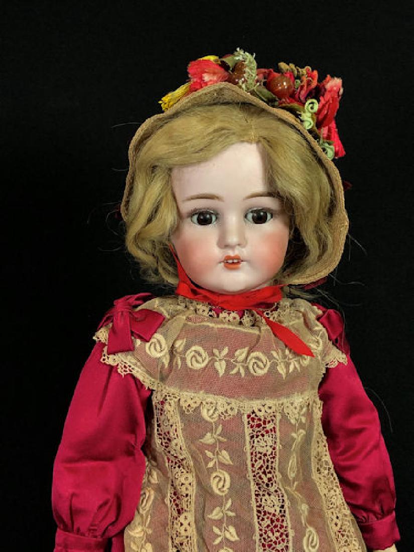 24" GERMAN BISQUE HEAD DOLLY "PANSY". BISQUE SOCKET (1 of 4)