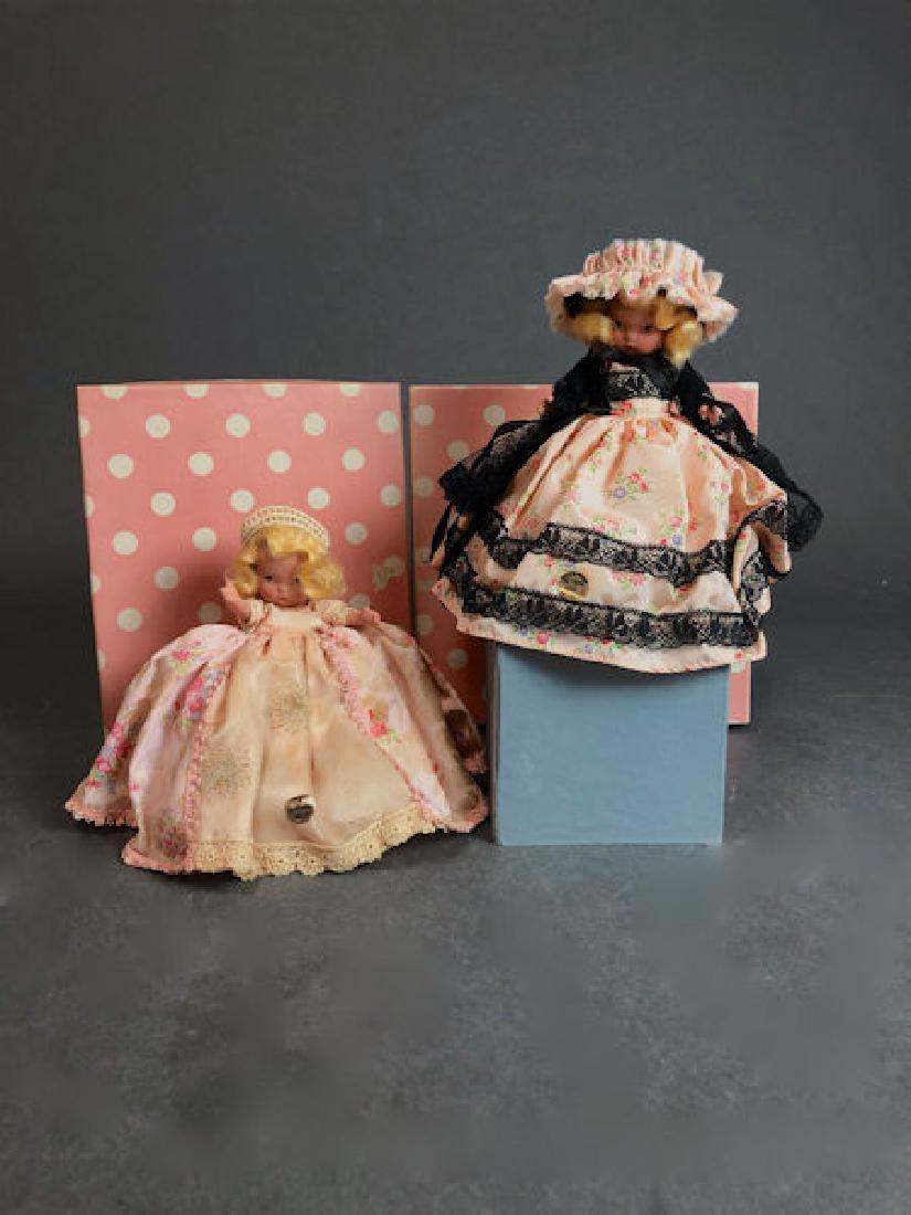 (2) 5½" STORYBOOK DOLLS IN ORIGINAL COSTUMES. (1 of 9)