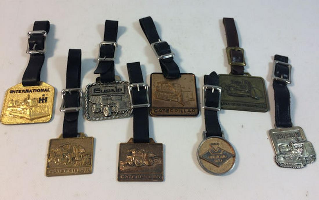 8 ADVERTISING WATCH FOBS (1 of 2)