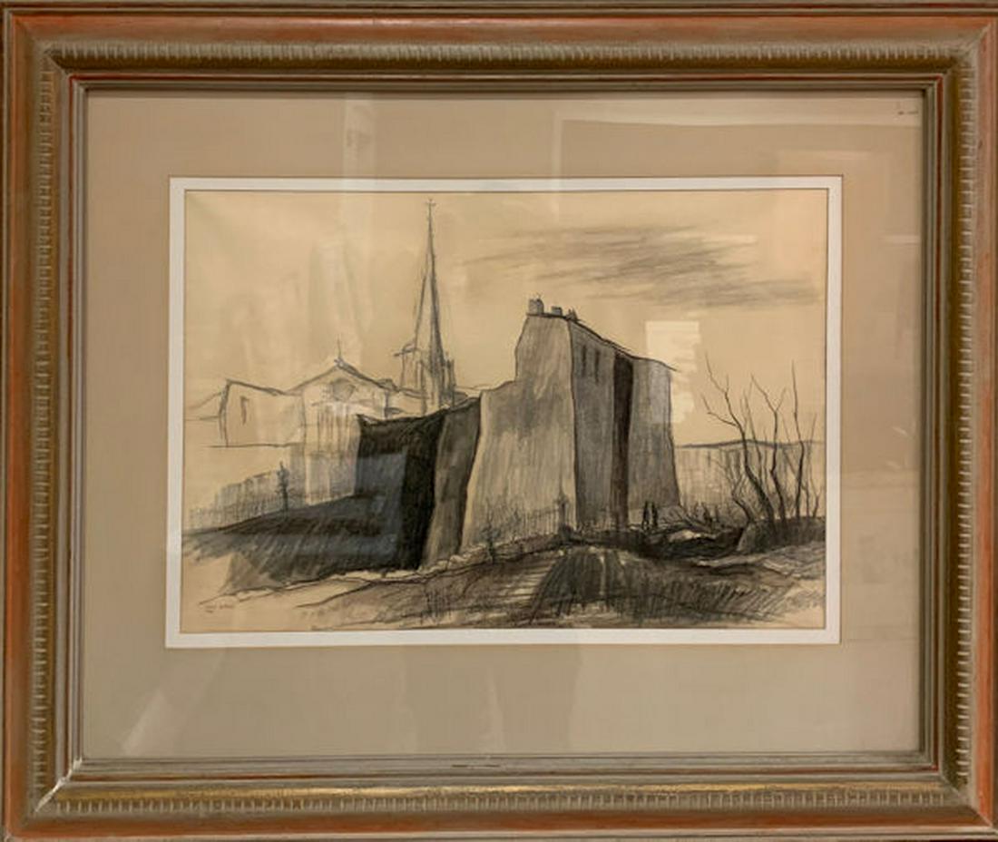 RAPHAEL GLEITSMANN (AMERICAN, 1910-1995), "WAR TORN (1 of 3)