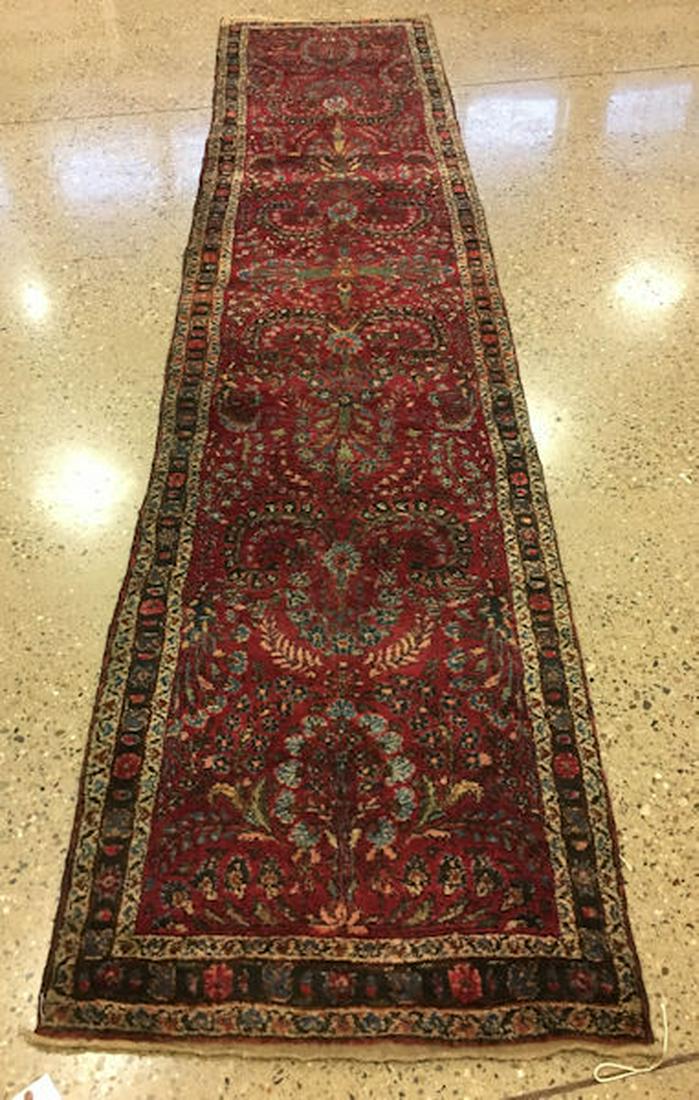ORIENTAL RUG PERISAN DARGAZINE RUNNER, 2'8" X 12'3" (1 of 2)
