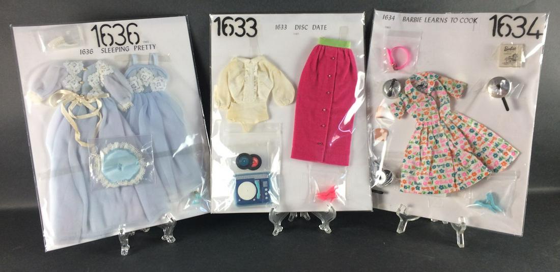 3 BARBIE OUTFITS INCLUDING "BARBIE LEARNS TO COOK" (1 of 1)