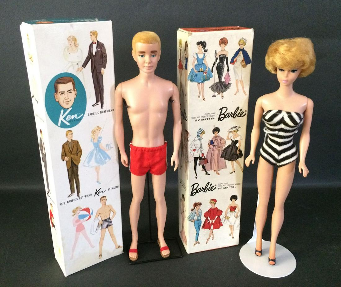 #850 PLATINUM BLONDE BUBBLE CUT BARBIE AND #750 BLONDE (1 of 1)