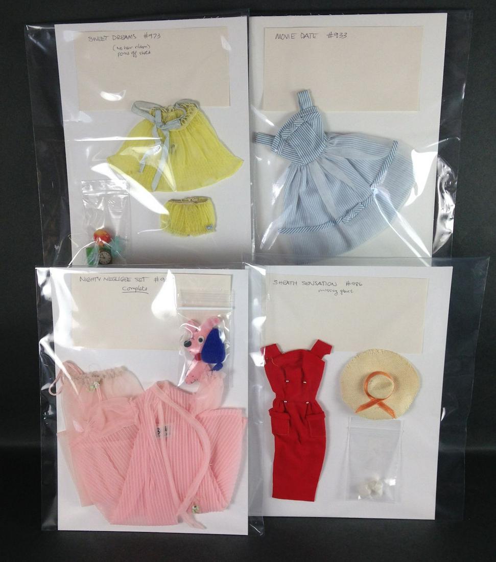 4 VINTAGE BARBIE OUTFITS INCLUDING "MOVIE DATE" #933, (1 of 1)