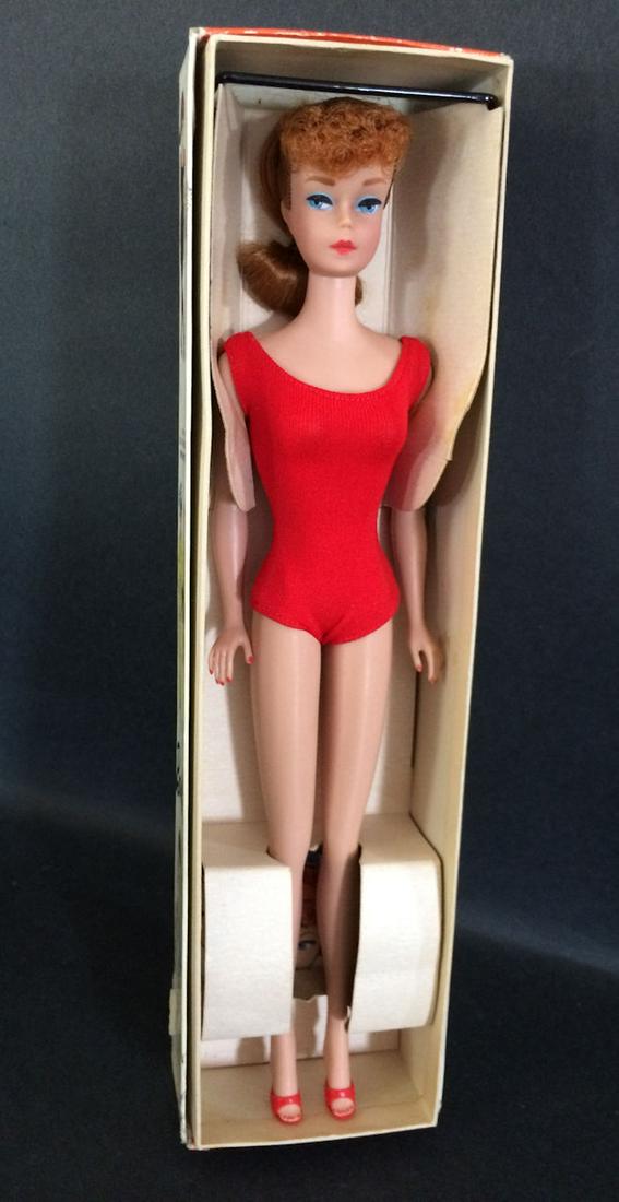 #7 REDHEAD PONYTAIL BARBIE IN ORIGINAL BOX. HOLLOW BODY (1 of 1)