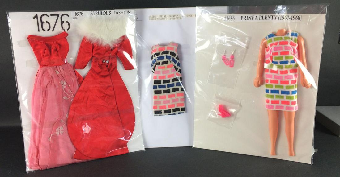 3 BARBIE OUTFITS INCLUDING "PRINT A PLENTY" #1686 (1 of 1)