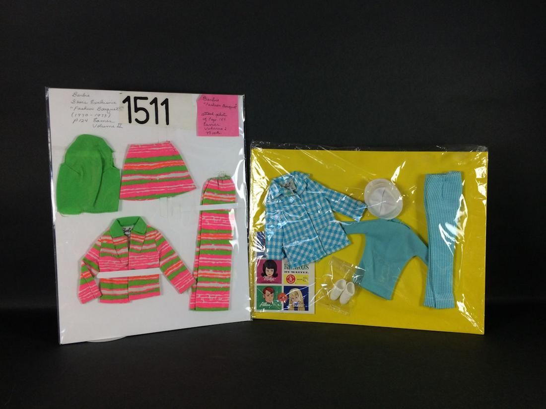 2 VINTAGE BARBIE OUTFITS INCLUDING "OUTDOOR LIFE" #1637 (1 of 1)