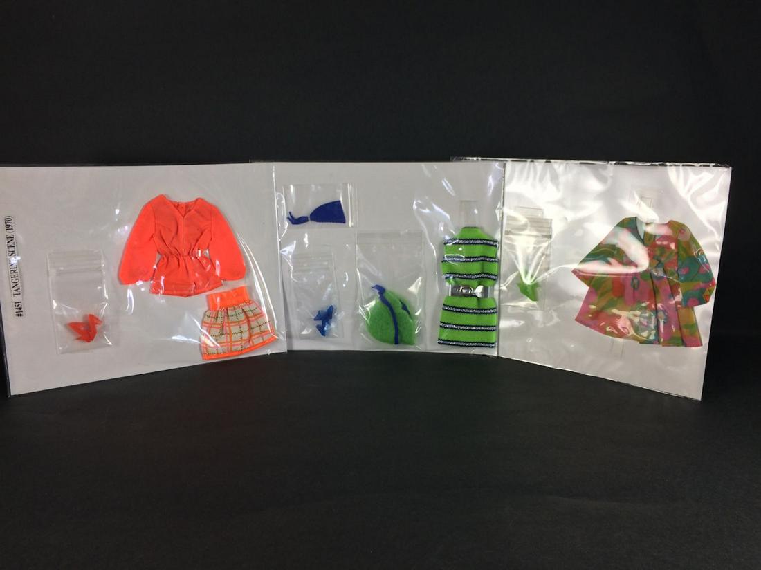 3 VINTAGE BARBIE OUTFITS INCLUDING "FLOWER WOWER" #1453 (1 of 1)