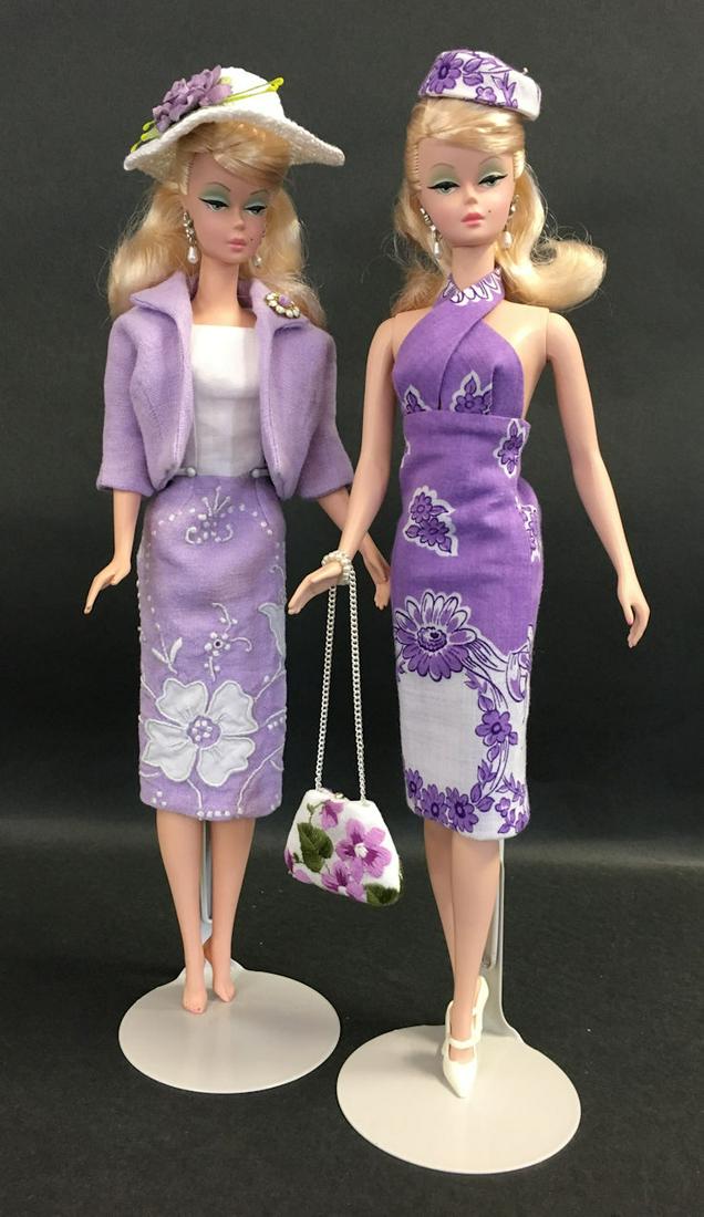 2 SILKSTONE BARBIES INCLUDING LISSETTE REDRESSED IN: 3 SILKSTONE BARBIES INCLUDING LISSETTE REDRESSED IN HANKIE CHIC
