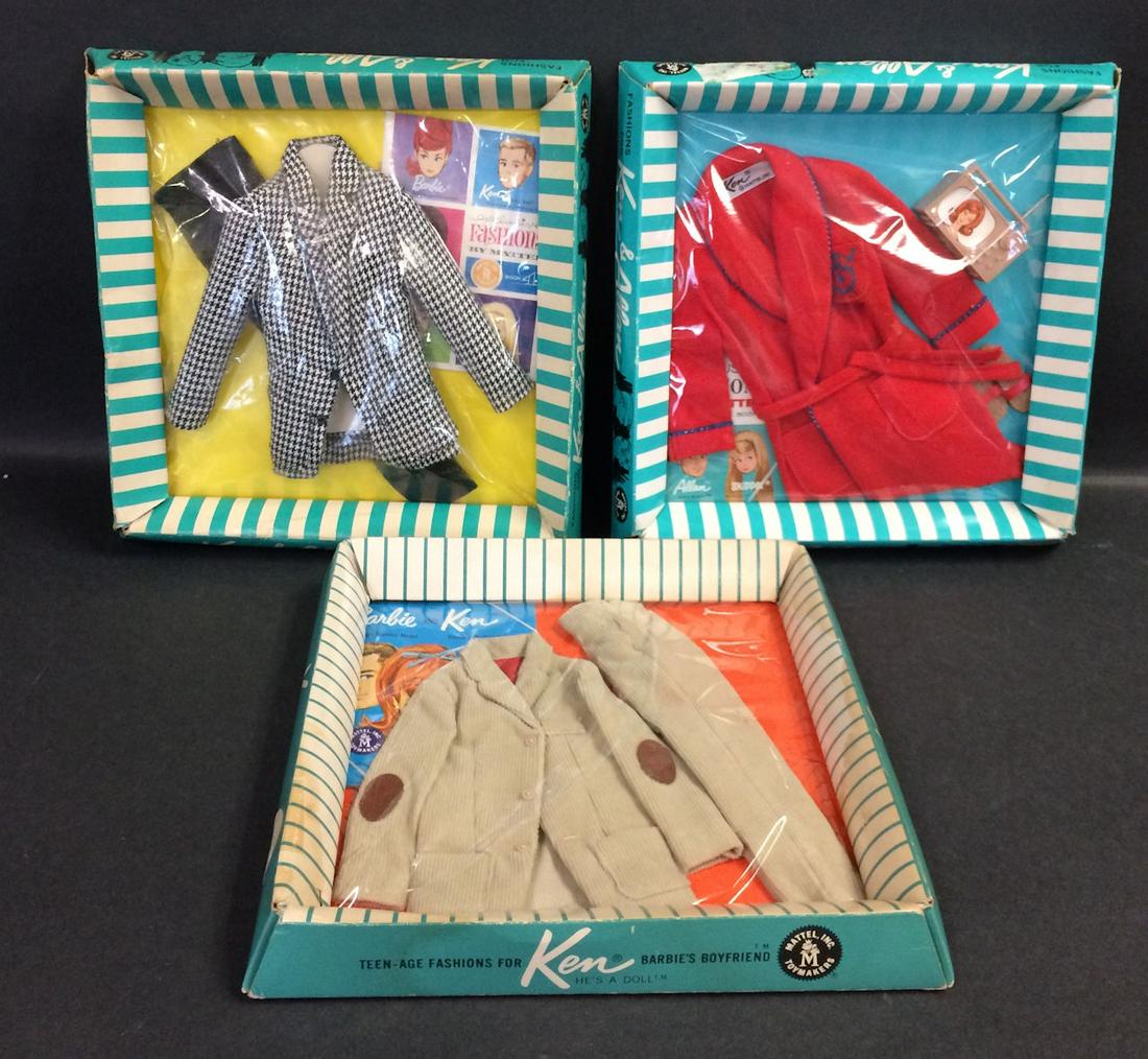 3 KEN AND KEN & ALLAN OUTFITS IN ORIGINAL PACKAGING. (1 of 5)