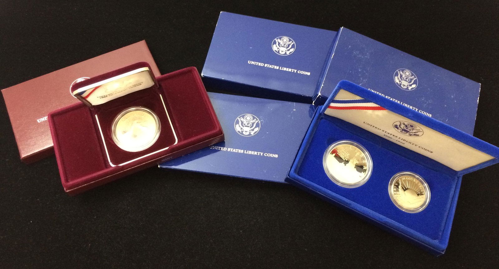 4 U.S. PROOF SETS INCLUDING (3) 1986 ELLIS ISLAND (1 of 1)