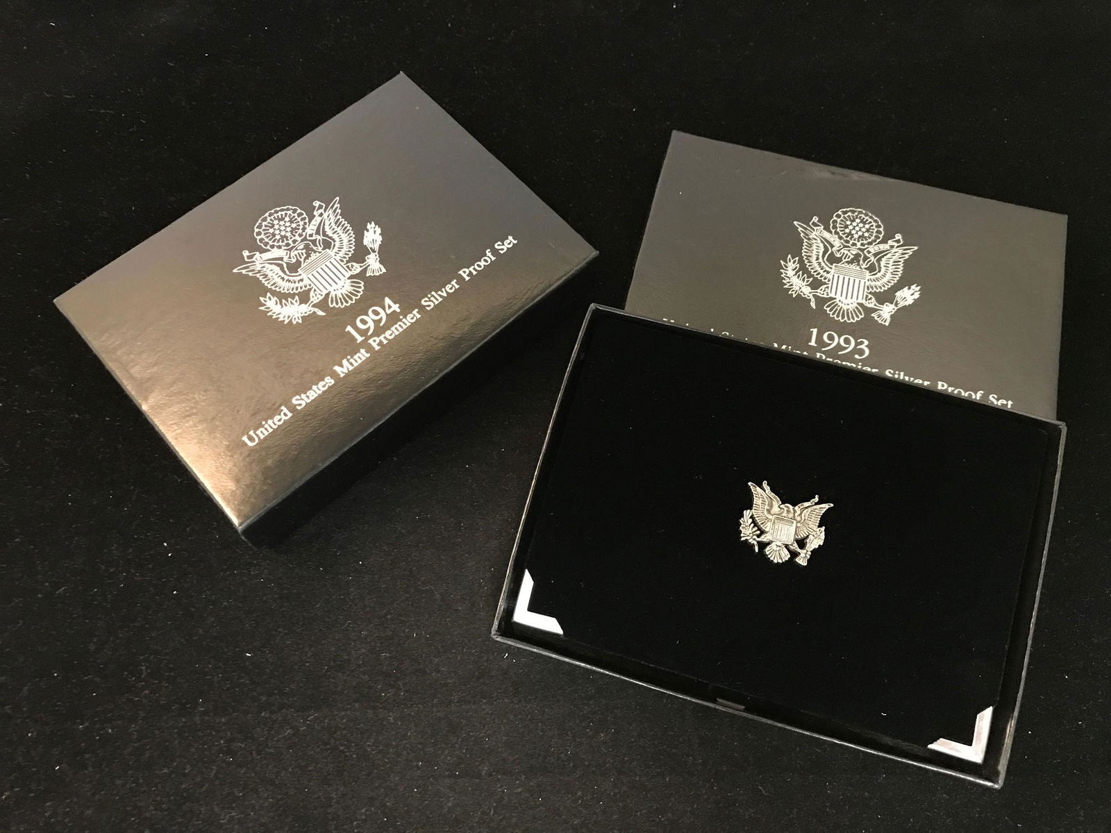 1993 AND 1994 U.S. MINT PREMIER SILVER PROOF SETS (1 of 1)