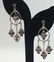 THREE PR. STERLING & STONE EARRINGS - 6