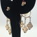 THREE PR. STERLING & STONE EARRINGS - 7