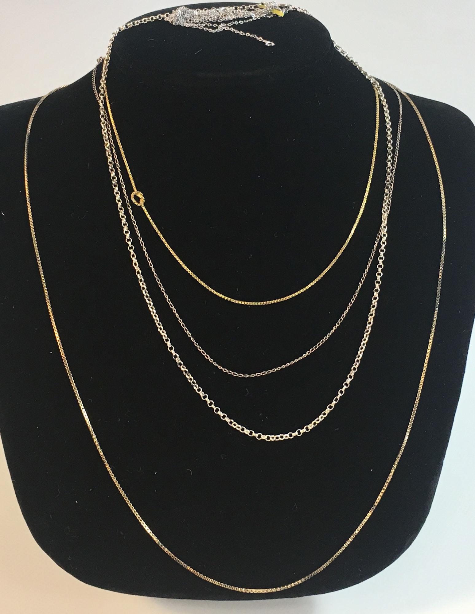 FIVE NECKLACE CHAINS (1 of 3)