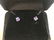 THREE PR. GEMSTONE STUD EARRINGS - 3