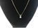 14 KT YELLOW GOLD NECKLACE W/ DIAMOND SOLITAIRE PENDANT - 2