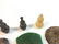 LOOSE/ASSORTED CARVED WOOD AND STONE PENDANTS - 3