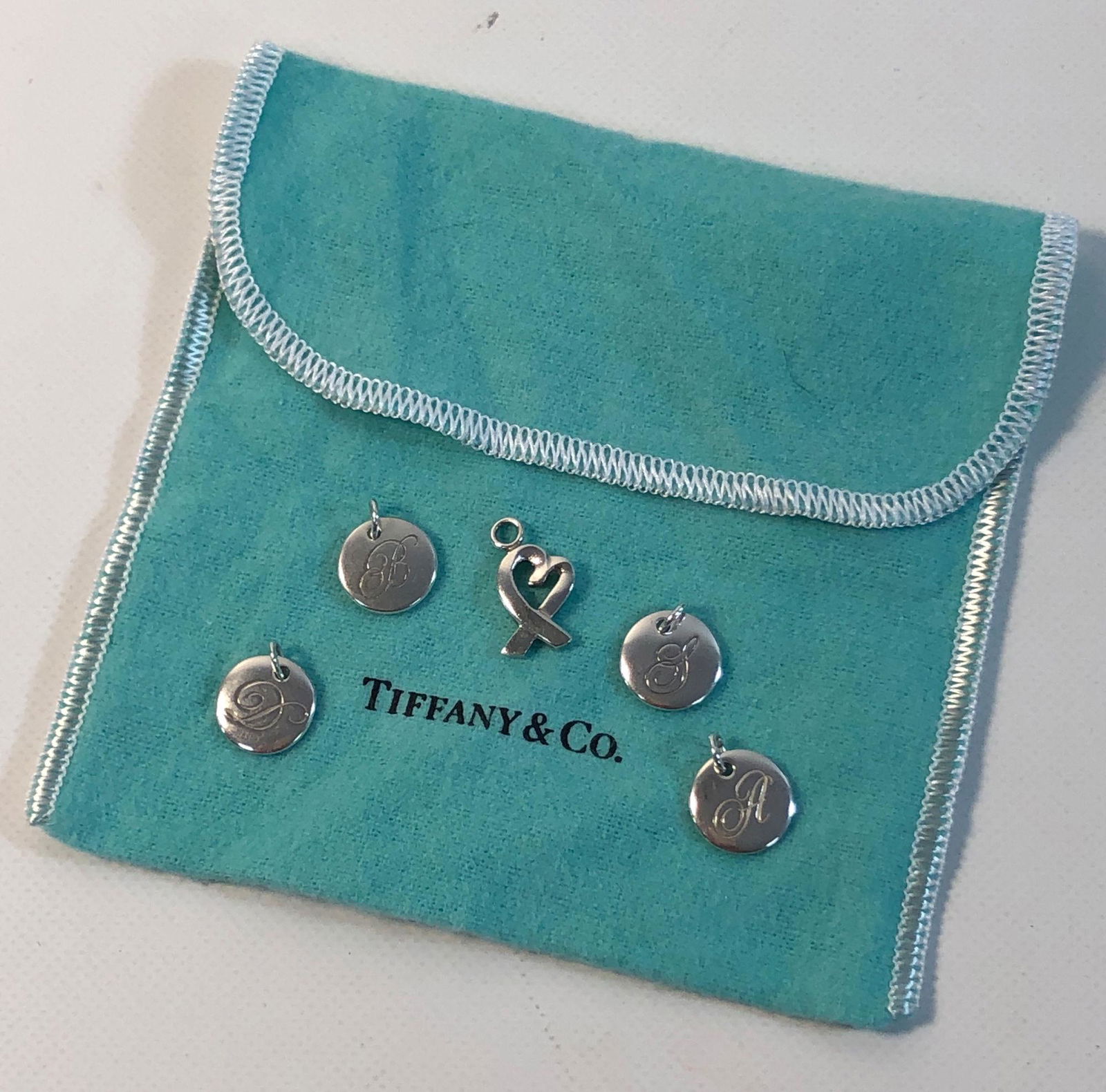 TIFFANY & CO MONOGRAM CHARMS (1 of 9)