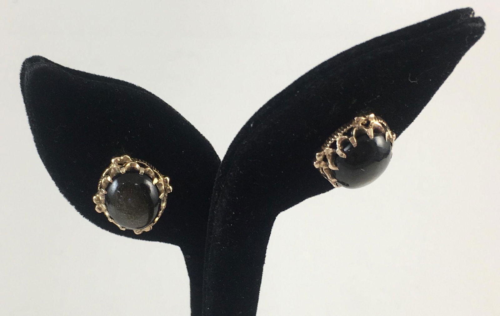 GOLD AND STONE EARRINGS (1 of 3)