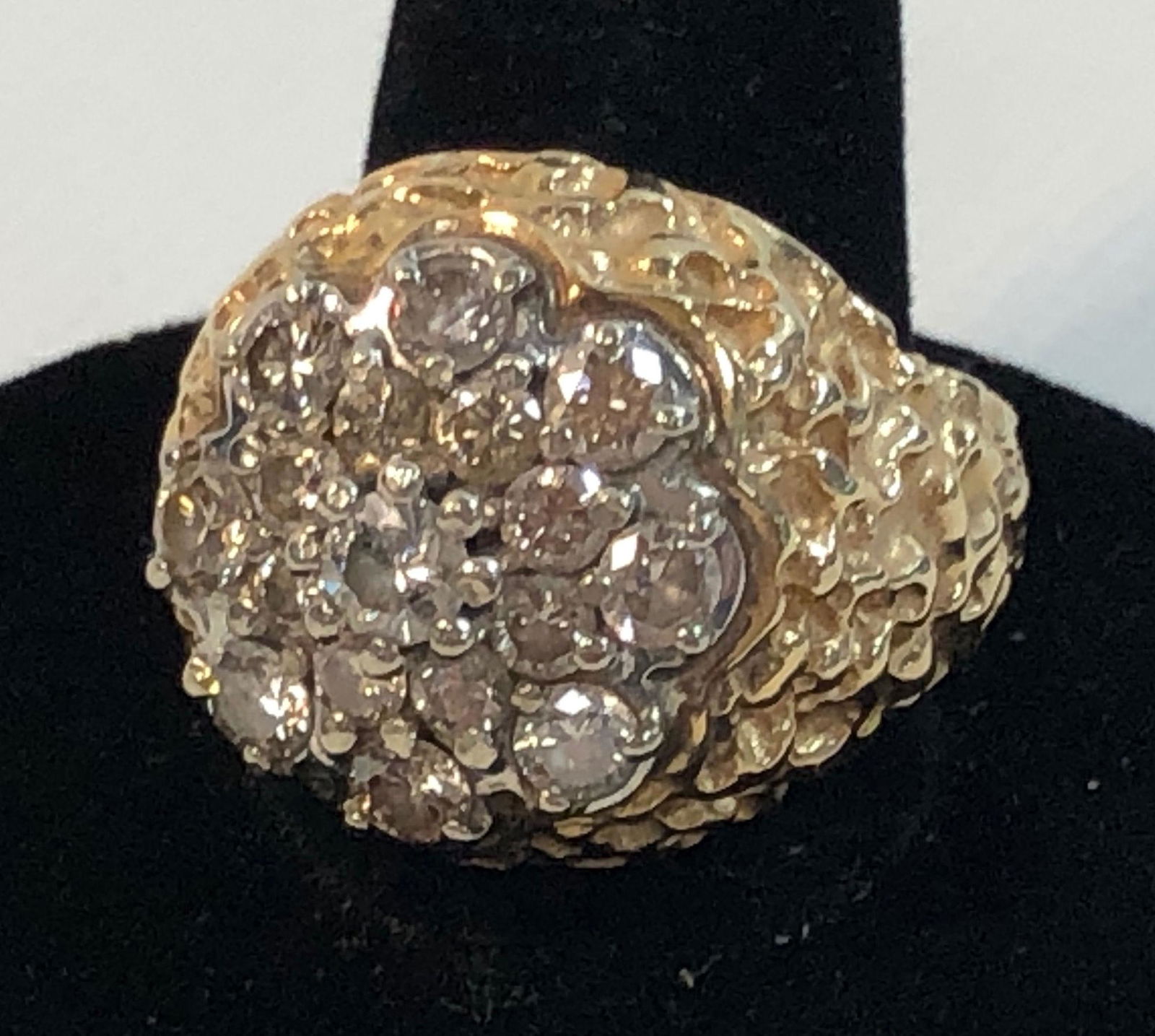 14KT GOLD NUGGET STYLE RING (1 of 12)