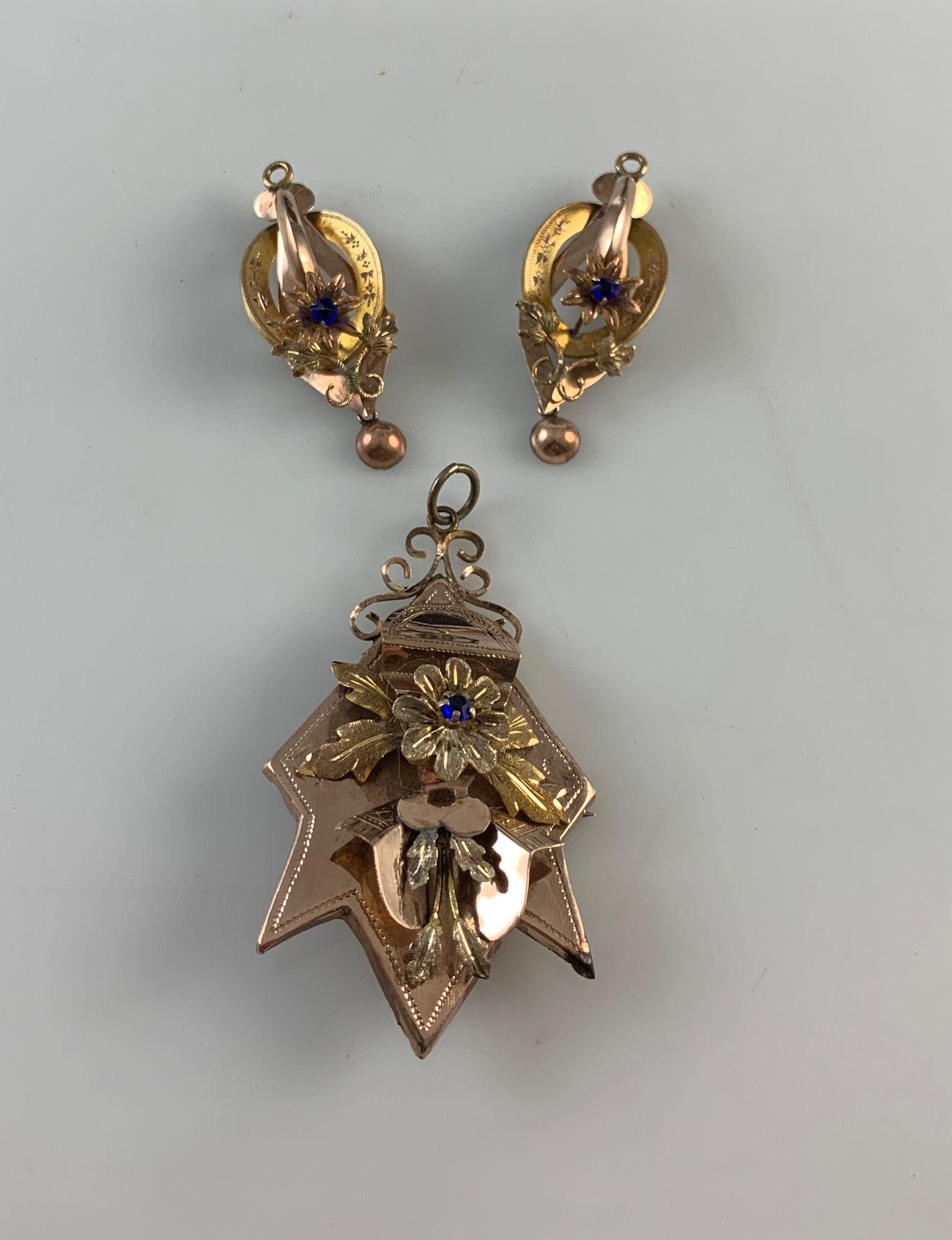 VICTORIAN JEWELRY SET (1 of 4)