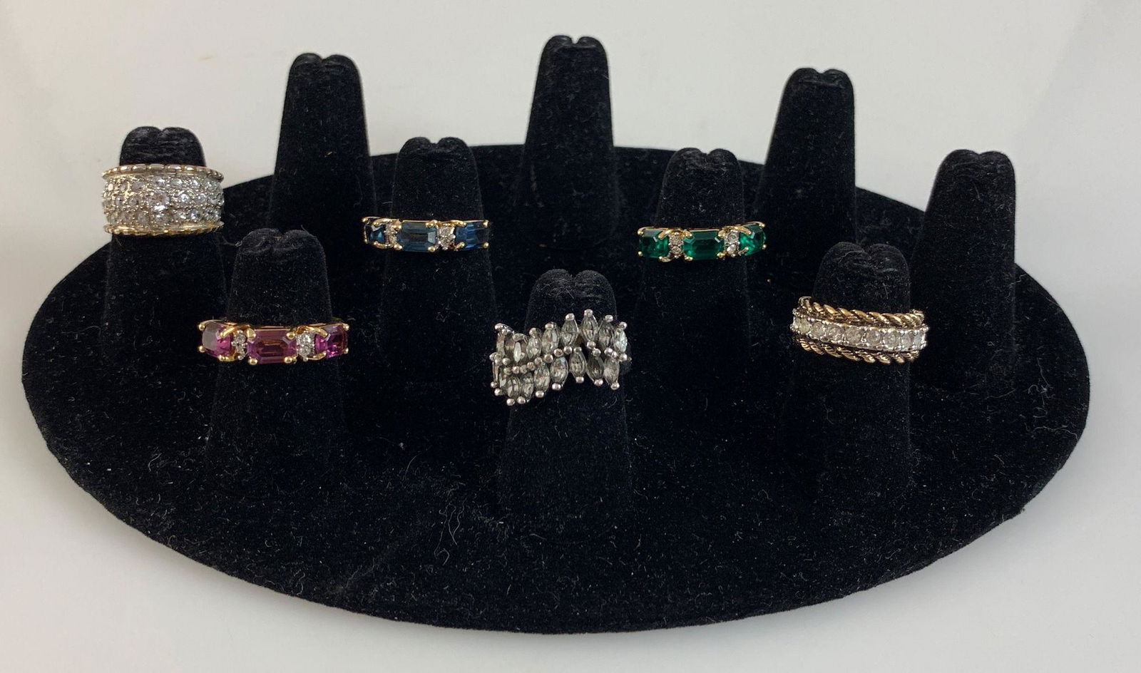 SIX COCKTAIL RINGS (1 of 7)