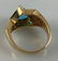 14KT YELLOW GOLD AND BLUE TOPAZ RING - 4