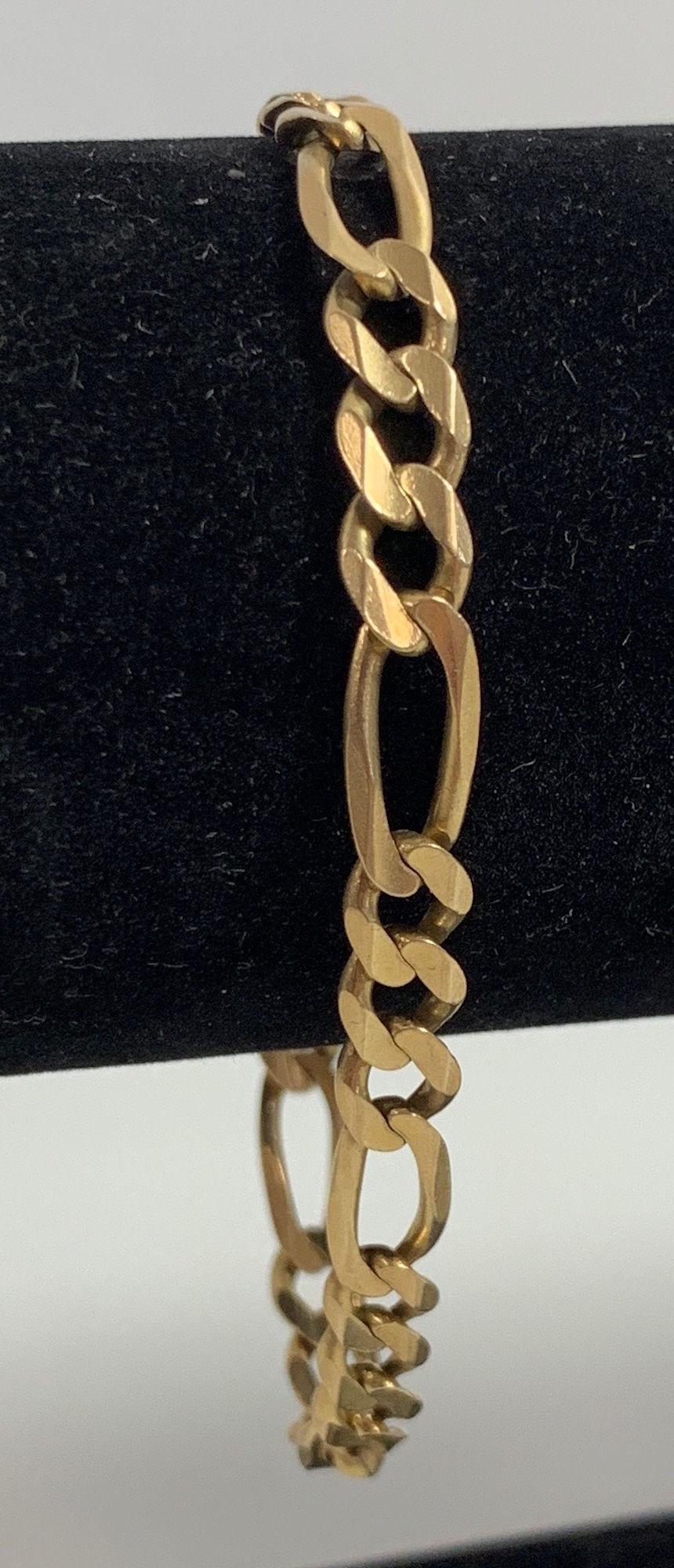 14KT YELLOW GOLD BRACELET (1 of 2)