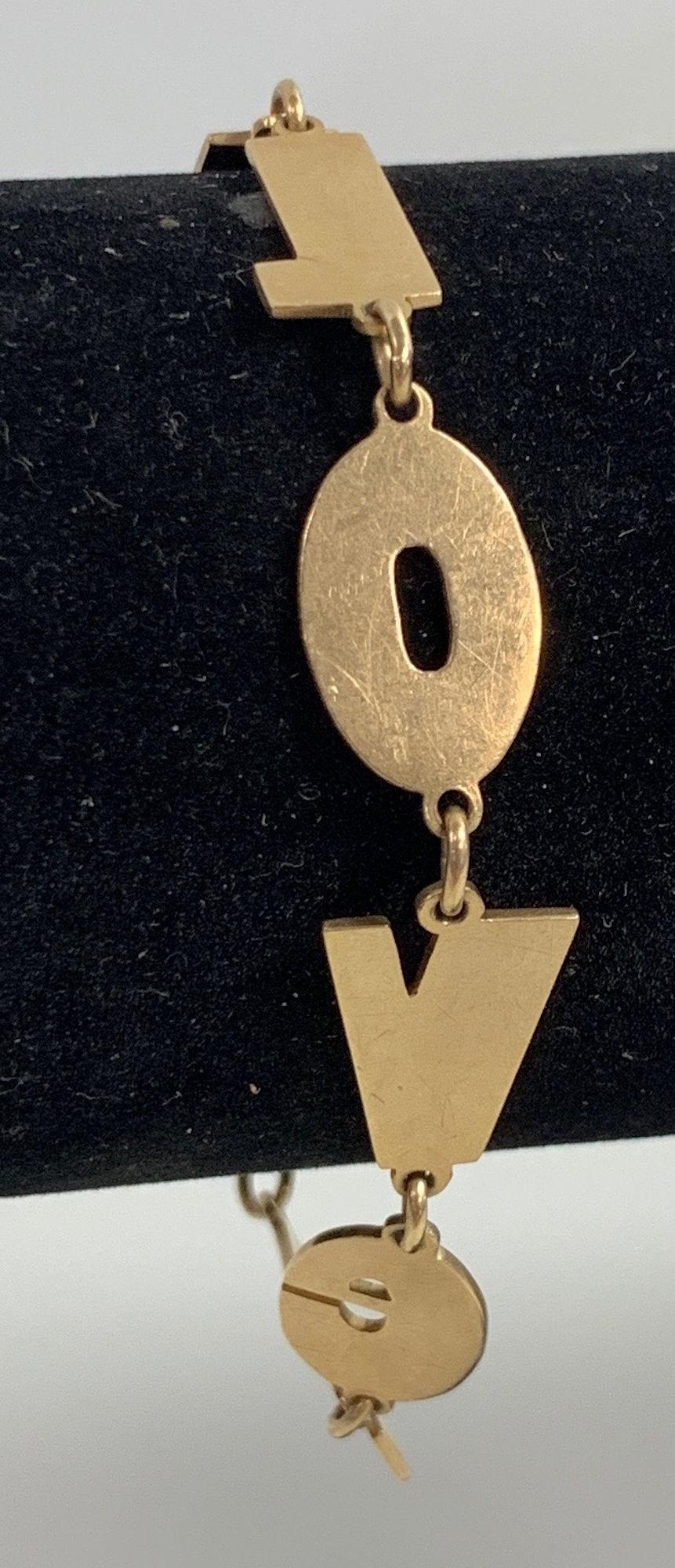 14KT YELLOW GOLD BRACELET (1 of 2)