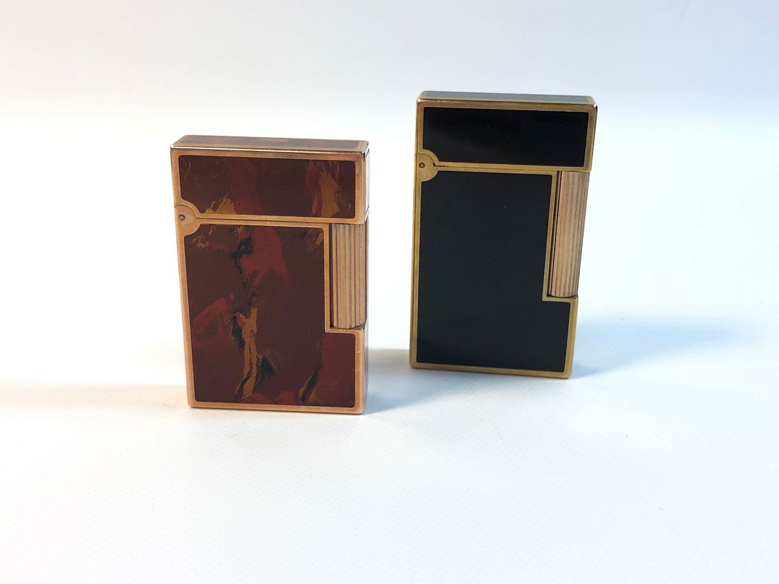 TWO VINTAGE S.T. DUPONT LIGHTERS (1 of 7)
