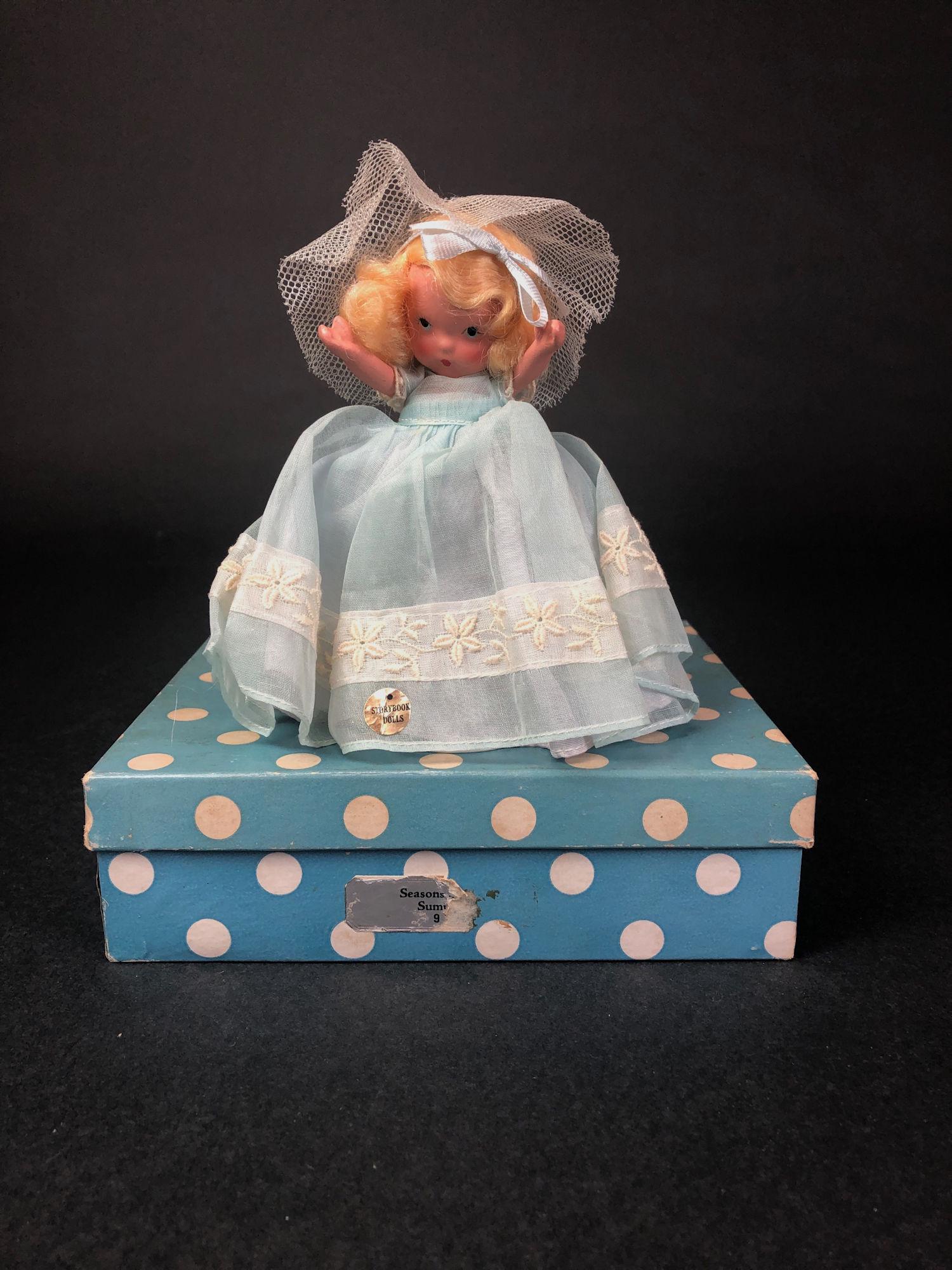 5½" STORYBOOK DOLL IN ORIGINAL COSTUME.  "STORY (1 of 6)