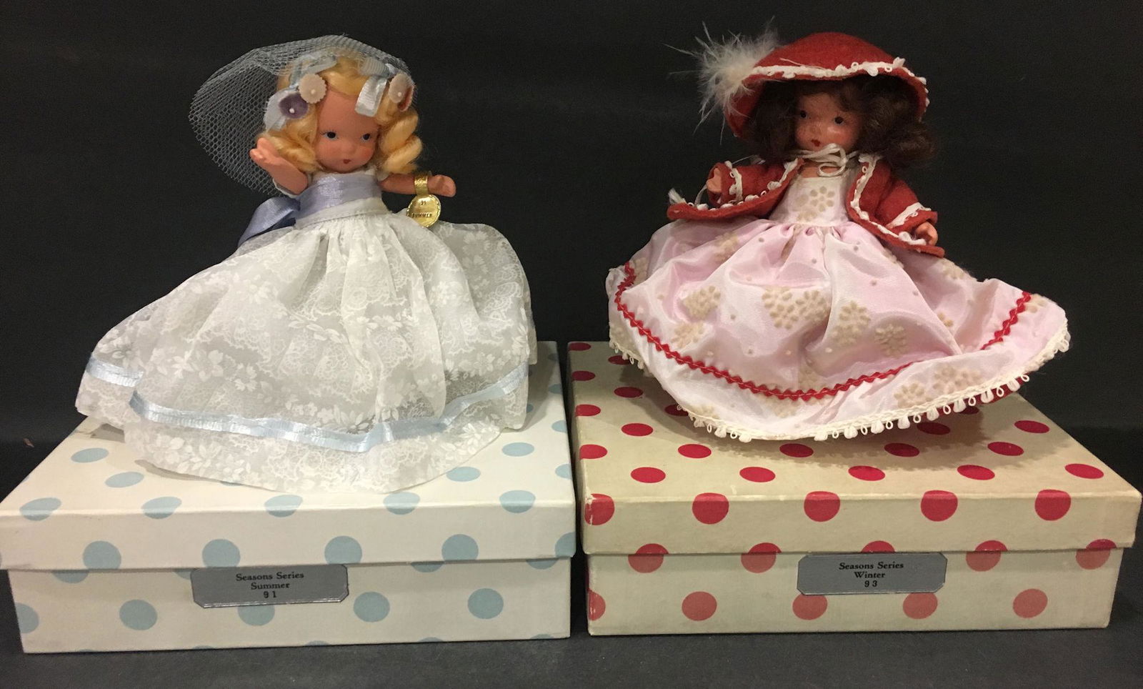 (2) 5½" STORYBOOK DOLLS SEASONS SERIES "SUMMER" (1 of 3)