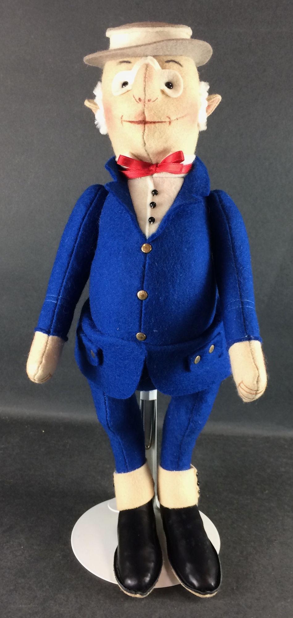 14½" STEIFF FELT REPLICA DOLL "FOXY GRANDPA (1 of 1)