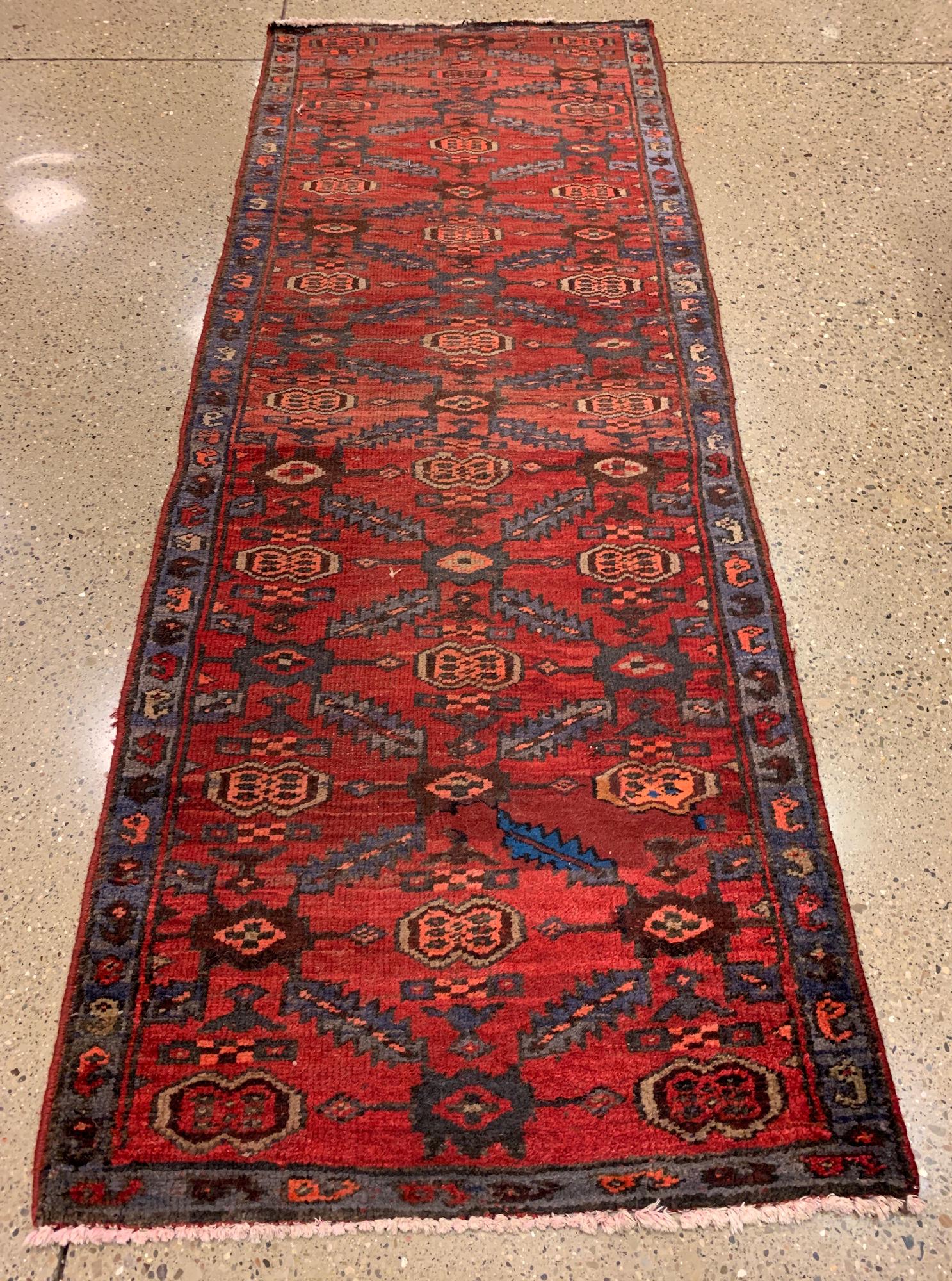 ORIENTAL RUG, ZANJAN, 3'6" X 9'11" (1 of 5)